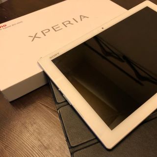 ソニー(SONY)のXperia Z4 tablet so-05G  ホワイト (タブレット)