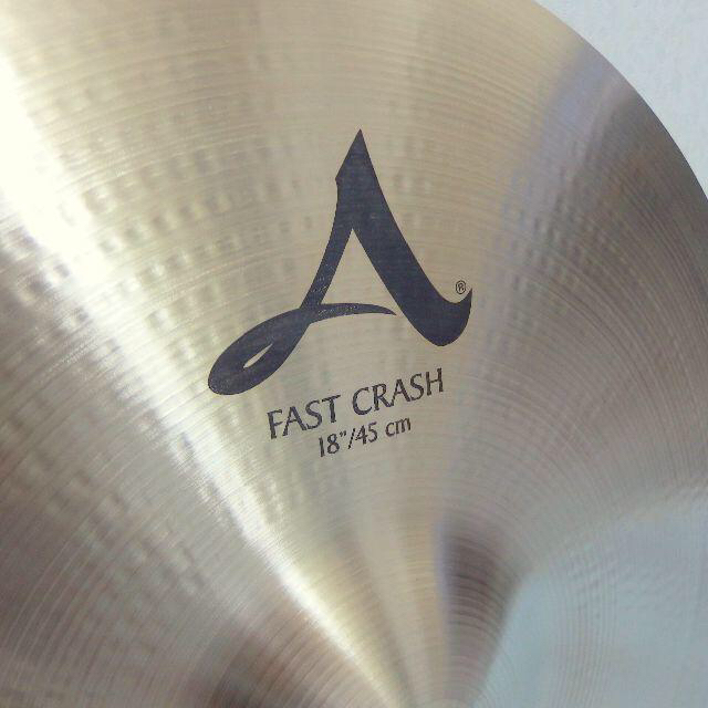 A zildjian 18 fast crash 未使用 定価34560円 楽器のドラム(シンバル)の商品写真