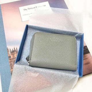 スマイソン(Smythson)のスマイソン smythson コインケース グレー(コインケース)