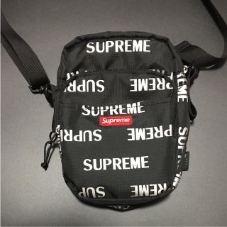 シュプリーム(Supreme)のsupreme ショルダーバッグ 黒 16aw(ショルダーバッグ)