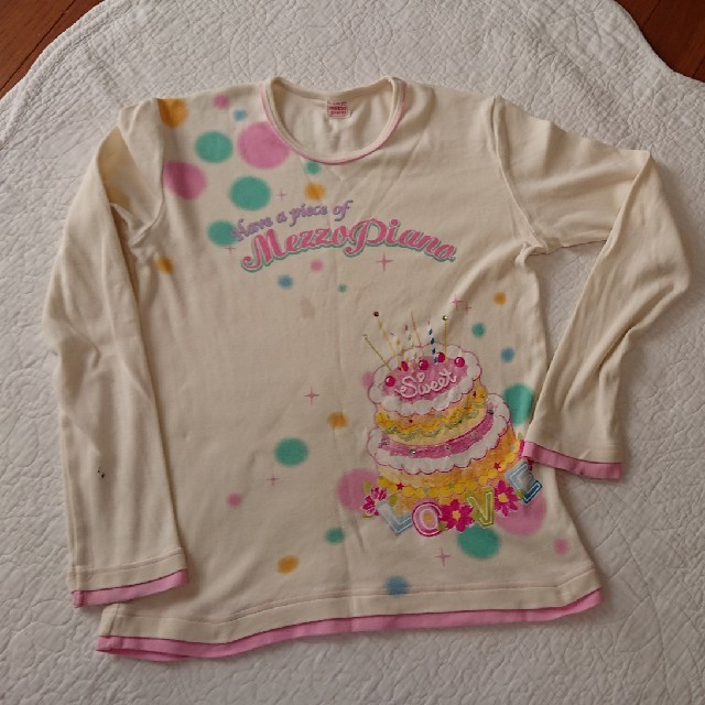 mezzo piano junior(メゾピアノジュニア)のmezzo piano Jr. 長袖 キッズ/ベビー/マタニティのキッズ服女の子用(90cm~)(Tシャツ/カットソー)の商品写真