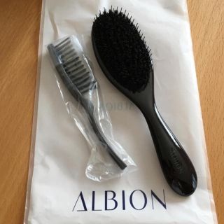 アルビオン(ALBION)のアルビオン記念品・ブラシとクリーナー 新品(ヘアケア)