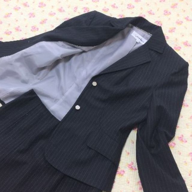 カルバンクライン スカートスーツ 0 W66 濃紺 OL ビジネス