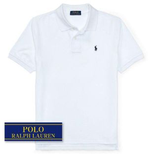 ラルフローレン(Ralph Lauren)の☆新品☆170 ラルフローレン 半袖コットンポロシャツ ホワイト 8973(Tシャツ/カットソー)