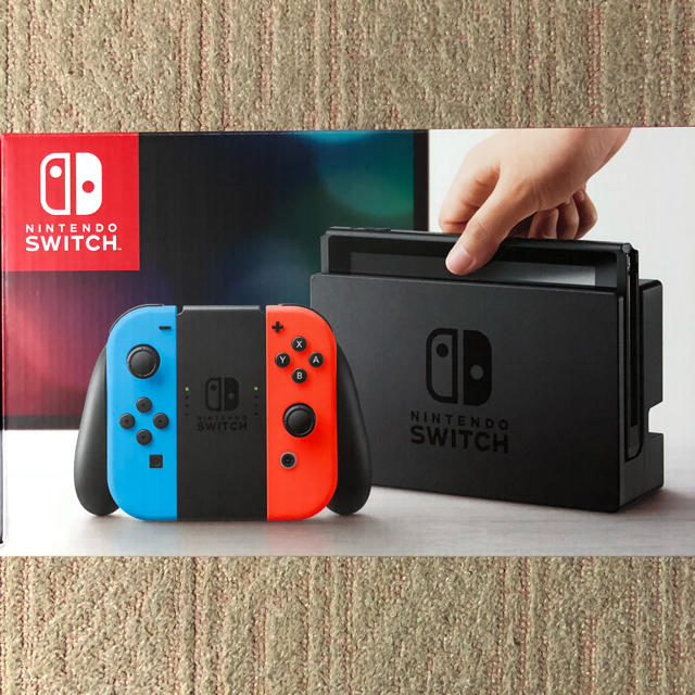 ニンテンドースイッチ☆ネオンレッド・ブルー新品-