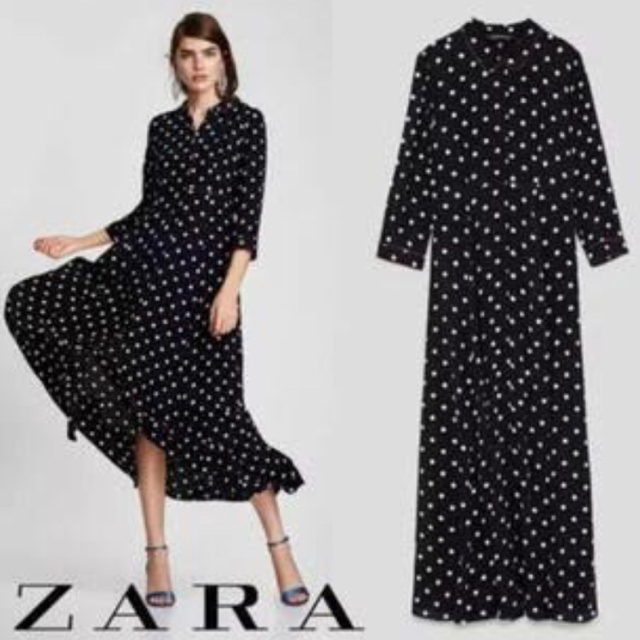 ZARAドット ワンピース 新品