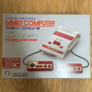 ニンテンドウ(任天堂)のファミリーコンピュータ ミニ 美品(家庭用ゲーム機本体)