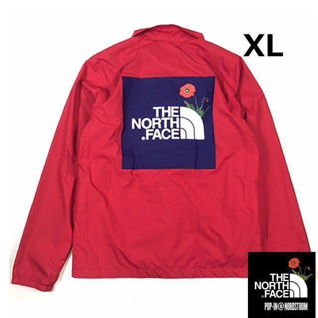 THE NORTH FACE(ザノースフェイス)の期間限定SALE ノースフェイス コーチジャケット【XL】赤 180825 メンズのジャケット/アウター(ナイロンジャケット)の商品写真