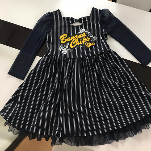 BANANA CHIPS(バナナチップス)のBANANA CHIPSワンピース キッズ/ベビー/マタニティのキッズ服女の子用(90cm~)(ワンピース)の商品写真