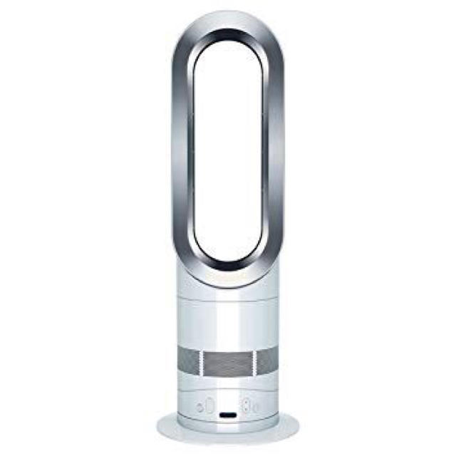 63畳暖房能力【新品未使用】dyson hot + cool AM09 ホワイト／ニッケル