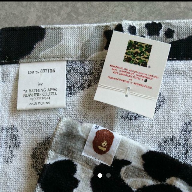 A BATHING APE(アベイシングエイプ)のA BATHING APE  (hand towel) メンズのファッション小物(ハンカチ/ポケットチーフ)の商品写真