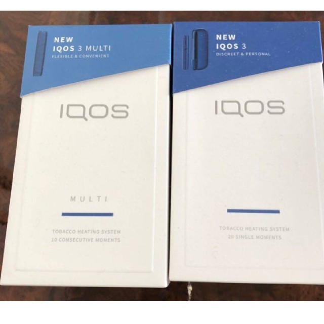 IQOS3 + IQOS3 MULTI 2台セット
新品未開封色ステラスブルー