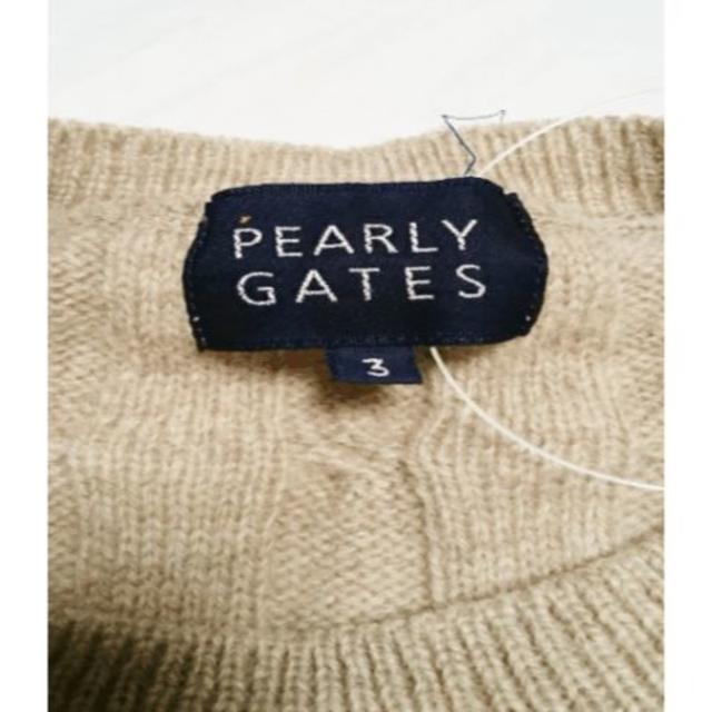 PEARLY GATES(パーリーゲイツ)の■美品　 PEARLY GATES(パーリーゲイツ)長袖セーター　 メンズのトップス(ニット/セーター)の商品写真