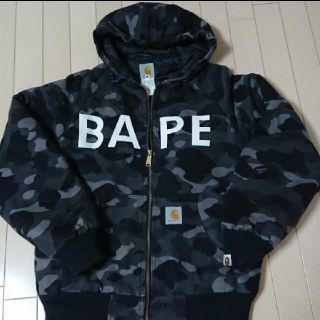 アベイシングエイプ(A BATHING APE)の 今だけクーポンでどうぞ！ 希少限定Carharttコラボ BAPEアウター(その他)