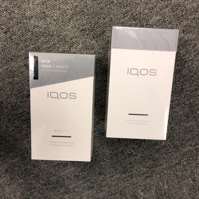 IQOS(アイコス)の(新品未開封)IQOS3+IQOS3 MULTI セット マルチベルベットグレー メンズのファッション小物(タバコグッズ)の商品写真