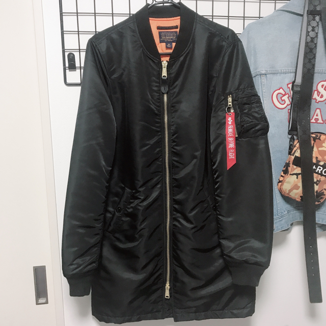 ALPHA INDUSTRIES - ALPHA MA-1 ロング丈の通販 by C8Px5ItgR4M6mXy's shop｜アルファ