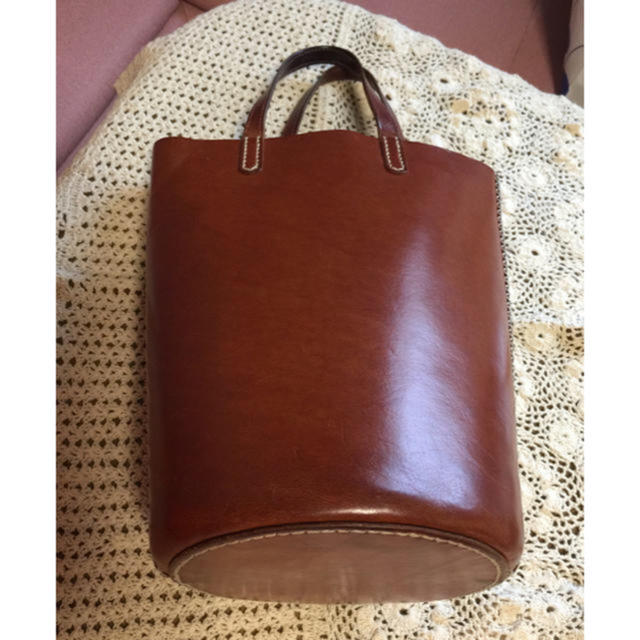 genten(ゲンテン)のgentenバケツ型バッグ👜中古美品 レディースのバッグ(トートバッグ)の商品写真
