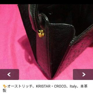 ✨オーストリッチ、ハンドバッグ、KRISTAR CROCO、超美品の