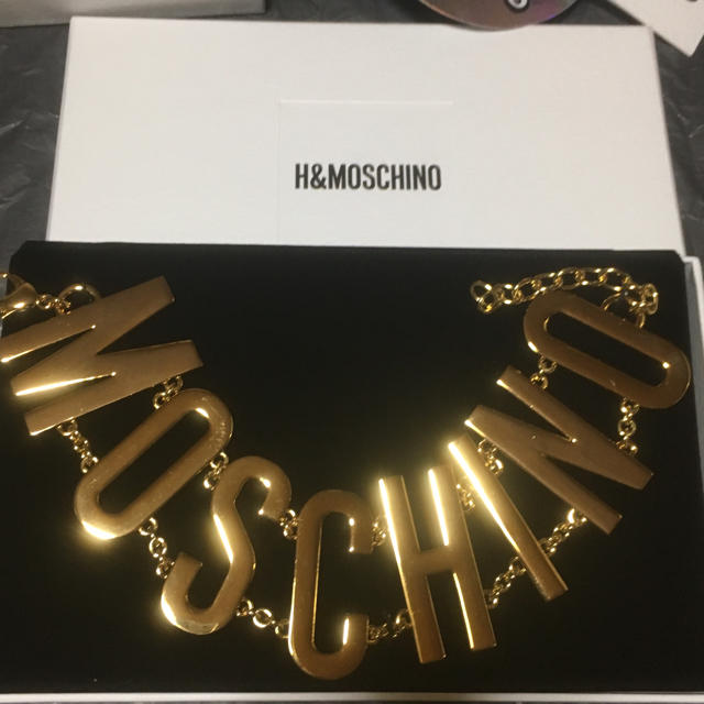 Moschino H&M コラボ ネックレス 値下げ