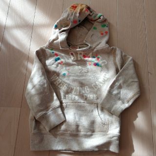 デニムダンガリー(DENIM DUNGAREE)のデニム&ダンガリー　ペンキ飛ばしパーカー　90(その他)