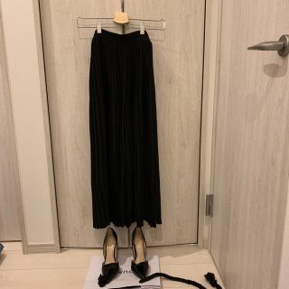 ザラ(ZARA)のZARA プリーツ ワイドパンツ(バギーパンツ)