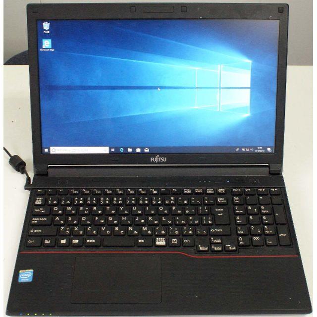 ノートPC FMV LIFEBOOK A553/G HDD320G 4G Win10/32