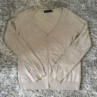 ザラ(ZARA)のZARA♡ザラ ベージュ カーディガン(カーディガン)