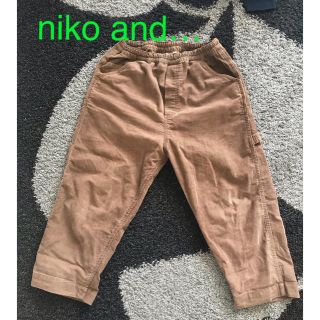 ニコアンド(niko and...)のniko and…コーデュロイサルエルパンツ L(サルエルパンツ)