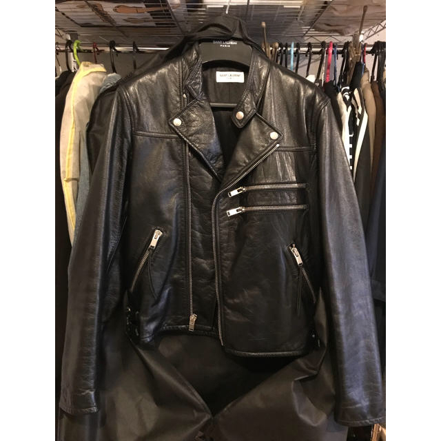 Saint Laurent - 最終値下げ！サンローランパリ ライダースジャケットの通販 by tuka's shop｜サンローランならラクマ