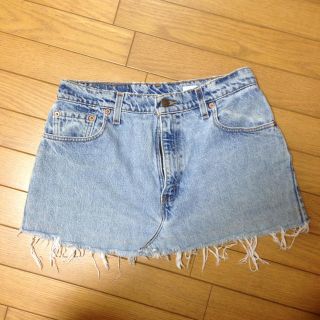 リーバイス(Levi's)のデニムスカート(ミニスカート)