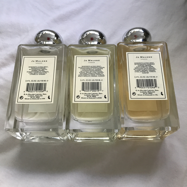 Jo Malone(ジョーマローン)のぴょん様    ジョーマローン  100ミリ 3本セット レア コスメ/美容のスキンケア/基礎化粧品(化粧水/ローション)の商品写真