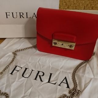 フルラ(Furla)のFURLA★フルラ★ジュリア★レッド(ショルダーバッグ)