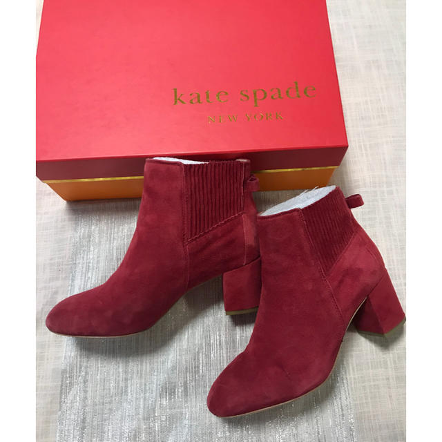 激安価格の new spade kate york 値下げ！美品◆katespadeブーツ - ブーツ