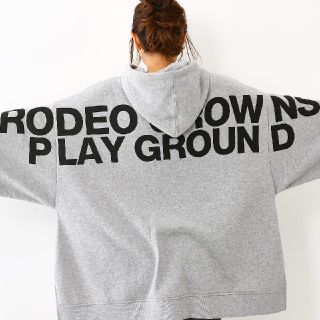 ロデオクラウンズワイドボウル(RODEO CROWNS WIDE BOWL)の今期新作✩RODEO CROWNS✩RCWB✩ビックロゴbiggyチュニック
(パーカー)