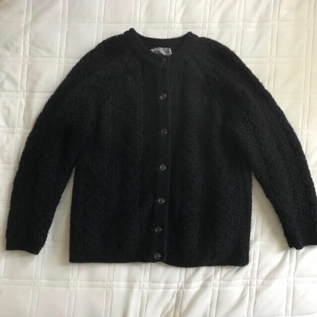 vintage wool knit cardigan