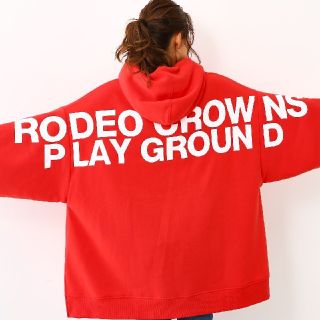 ロデオクラウンズワイドボウル(RODEO CROWNS WIDE BOWL)の今期新作✩RODEO CROWNS✩RCWB✩ビックロゴbiggyチュニック
(パーカー)