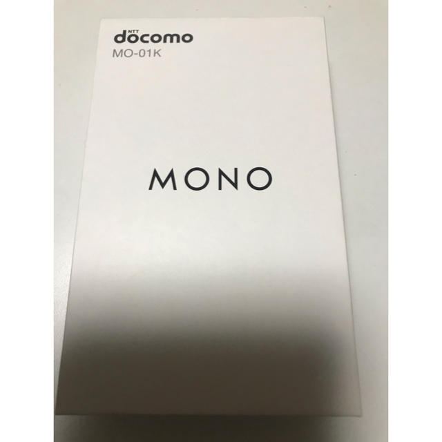 特記事項801 SIMフリー docomo MONO MO-01K ホワイト新品未使用