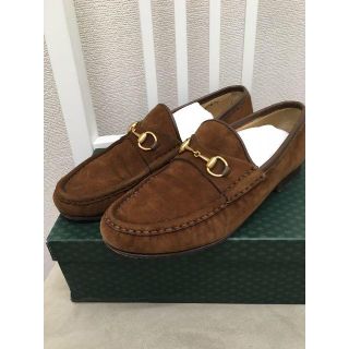 グッチ(Gucci)のGucci グッチ ビット ローファー スウェード イタリー製 美品(ローファー/革靴)