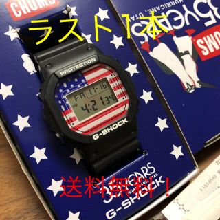 CASIO 生産終了 星条旗 CHUMS 35thアニバーサリーチャムス コラボ