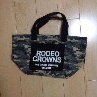 ロデオクラウンズ(RODEO CROWNS)のロデオクラウンズ ロゴトートバッグ 迷彩(トートバッグ)