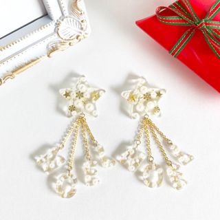 nojess好きな方に…☆クリスマス限定☆noelクリスタルスターダストピアス(ピアス)