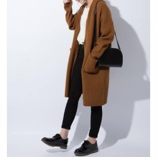 ユニクロ(UNIQLO)のUNIQLO ユニクロ ウールリブニットコート(ニット/セーター)