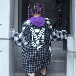 OY 18FW CHECK MIX SHIRT(シャツ)