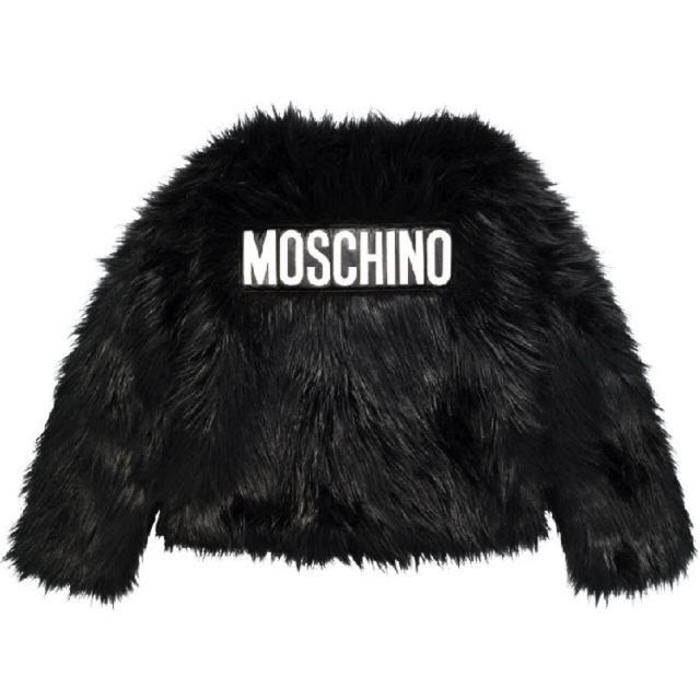 H&M × MOSCHINO エコファージャケット ブラック xs