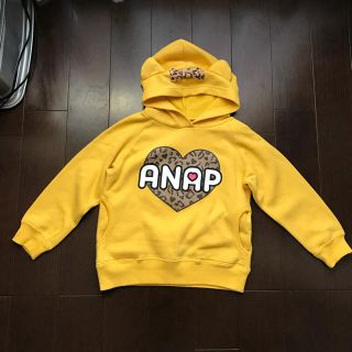 アナップキッズ(ANAP Kids)のさちぶぅ様専用です。即購入OK☆ANAPkids 猫耳パーカー 120㎝(Tシャツ/カットソー)