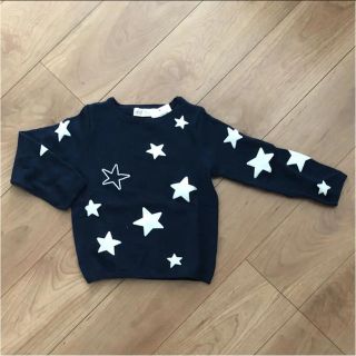 エイチアンドエム(H&M)のH&M☆新品  星柄ニット 100/105(Tシャツ/カットソー)