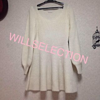 ウィルセレクション(WILLSELECTION)のWILLニットワンピ(ミニワンピース)