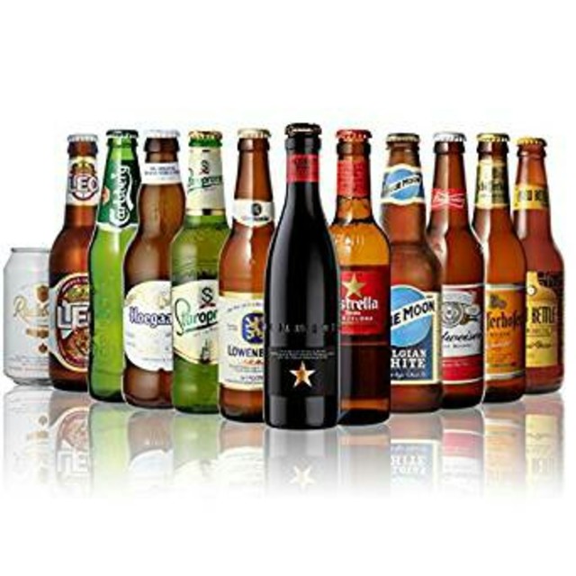 153.世界のビール12本飲み比べギフトセット スペイン産高級ビール3本入 食品/飲料/酒の酒(ビール)の商品写真