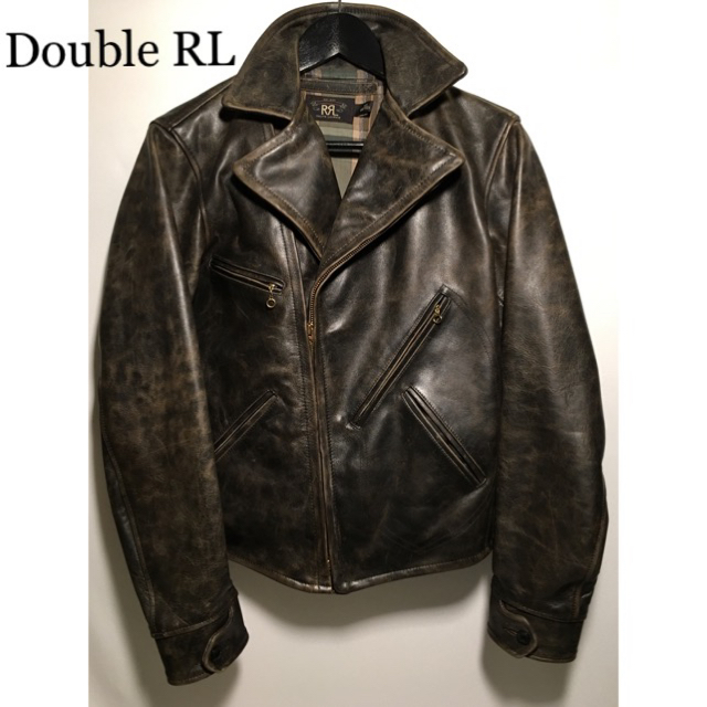 RRL(ダブルアールエル)の🌟極美🌟RRL ライダース レザージャケット メンズのジャケット/アウター(ライダースジャケット)の商品写真