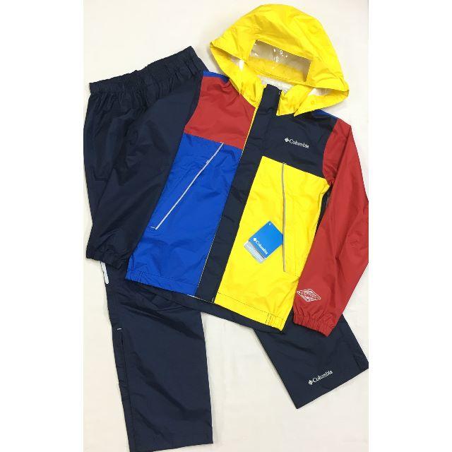 Columbia(コロンビア)のColumbia レインウェア 上下セット 140cm【新品・未使用】 キッズ/ベビー/マタニティのキッズ服男の子用(90cm~)(その他)の商品写真